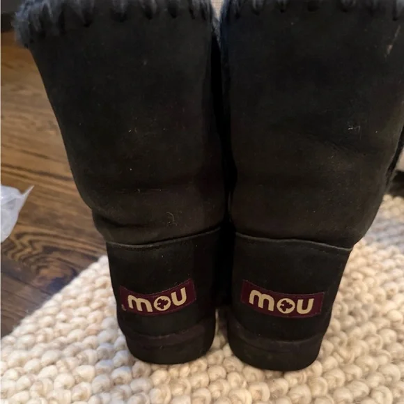 Mou black Dark warm Winter Boots - Picture 1 of 4